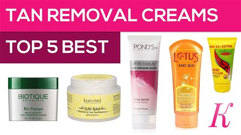 best body tan removal cream.